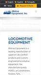 Mobile Screenshot of motiveequipment.com